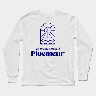 Ploemeur in pause mode - Brittany Morbihan 56 BZH Sea Long Sleeve T-Shirt